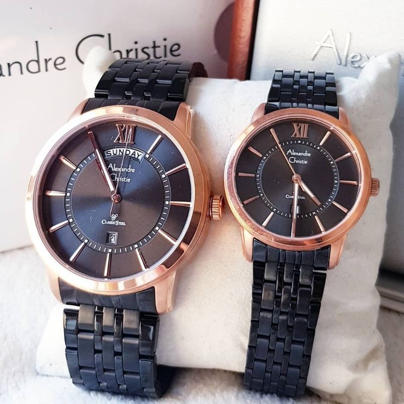 Alexandre นาฬิกาข้อมือคู่รัก 8557 Md 8557 Ld - timessquare.malang.th ...