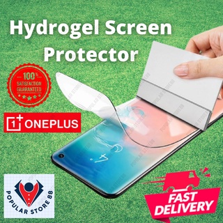 ฟิล์มไฮโดรเจลกันรอยหน้าจอ สําหรับ OnePlus 9 9Pro 8 8Pro 8T 8T+ 7 7Pro 7T 7TPro 6 6T 3 3T 1 PopularStore88