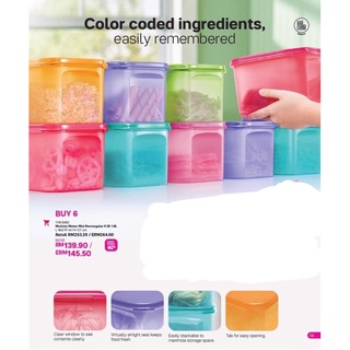 Tupperware รุ่น Modular mates mini rectangular II ขนาด 1.9L