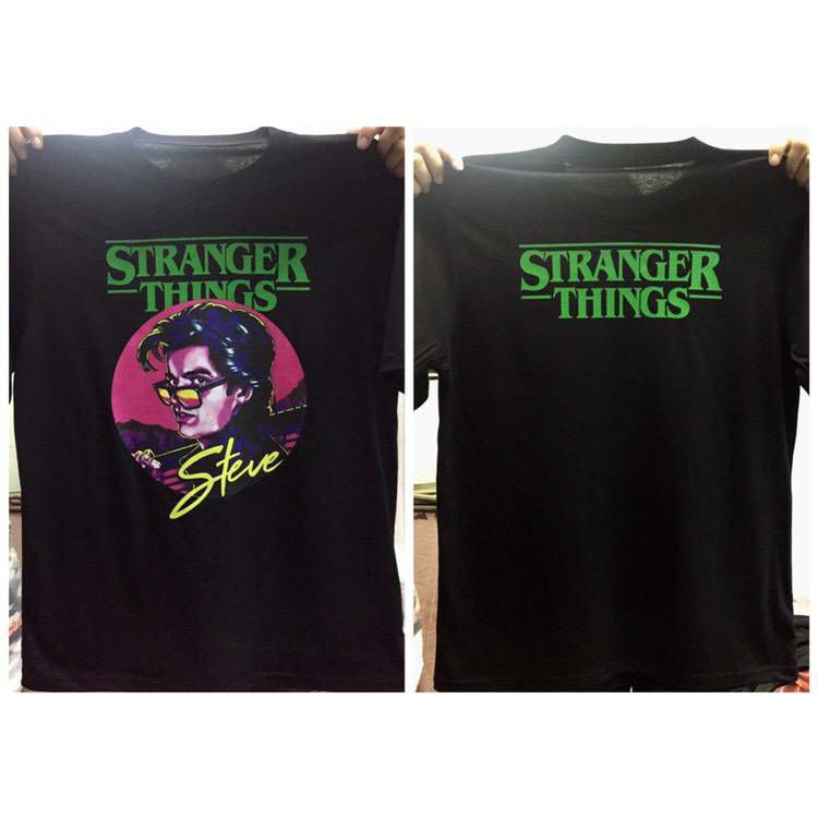 เสื้อยืดคอกลมStranger Things Steve Harrington T-shirt เสื้อยืดS-4XL