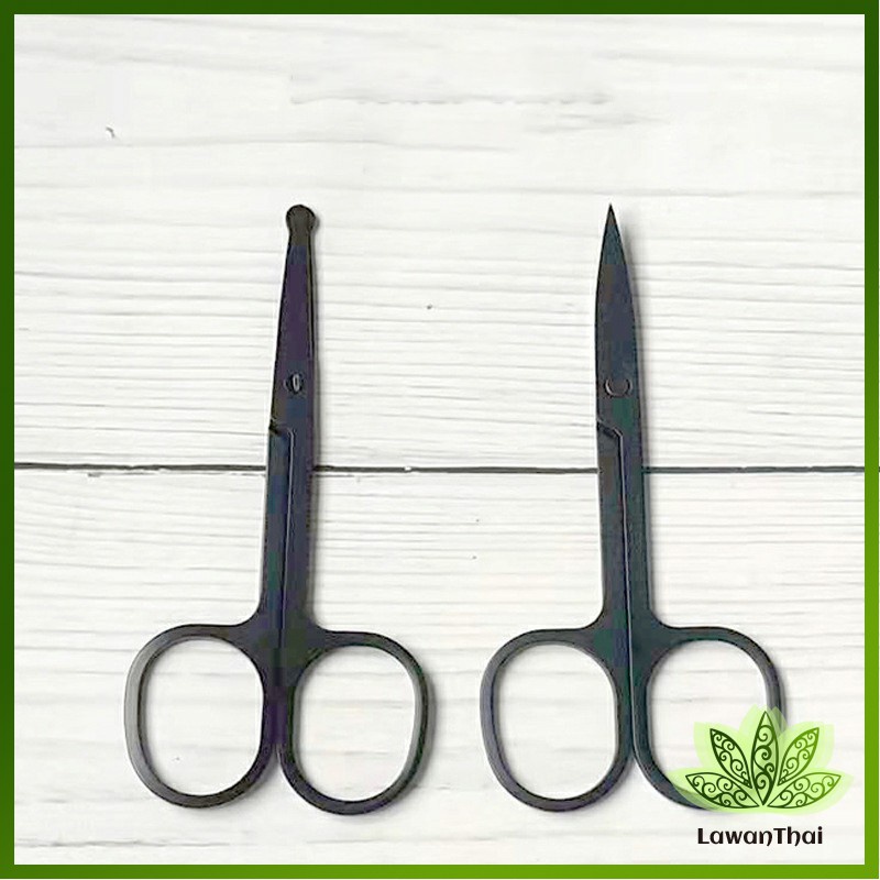 Lawan กรรไกร ตัดขนจมูก  ตัดเล็ม ตัดขนคิ้ว สแตนเลส  ใช้ได้หลายอย่าง beauty scissors ราคา ถูกที่สุด ดีลบีเคเค แกลเลอรีภาพที่ 5