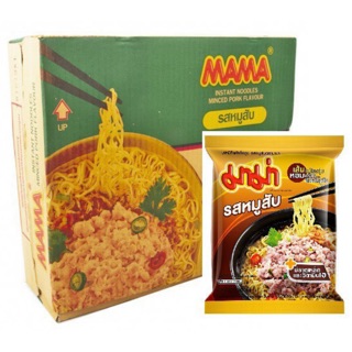 มาม่า บะหมี่กึ่งสำเร็จรูป รสหมูสับ 60g 30 ซอง/กล่อง