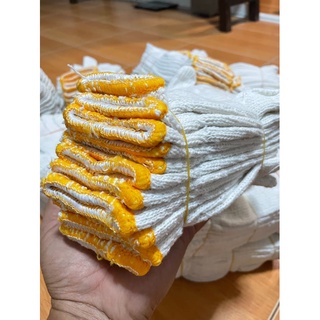 ถุงมือผ้า 700 กรัม( แบ่ง 1-6 คู่)  ใช้ในงานทั่วไป  แบบหนา ใช้ดี ทน สีขาว, สีเทา