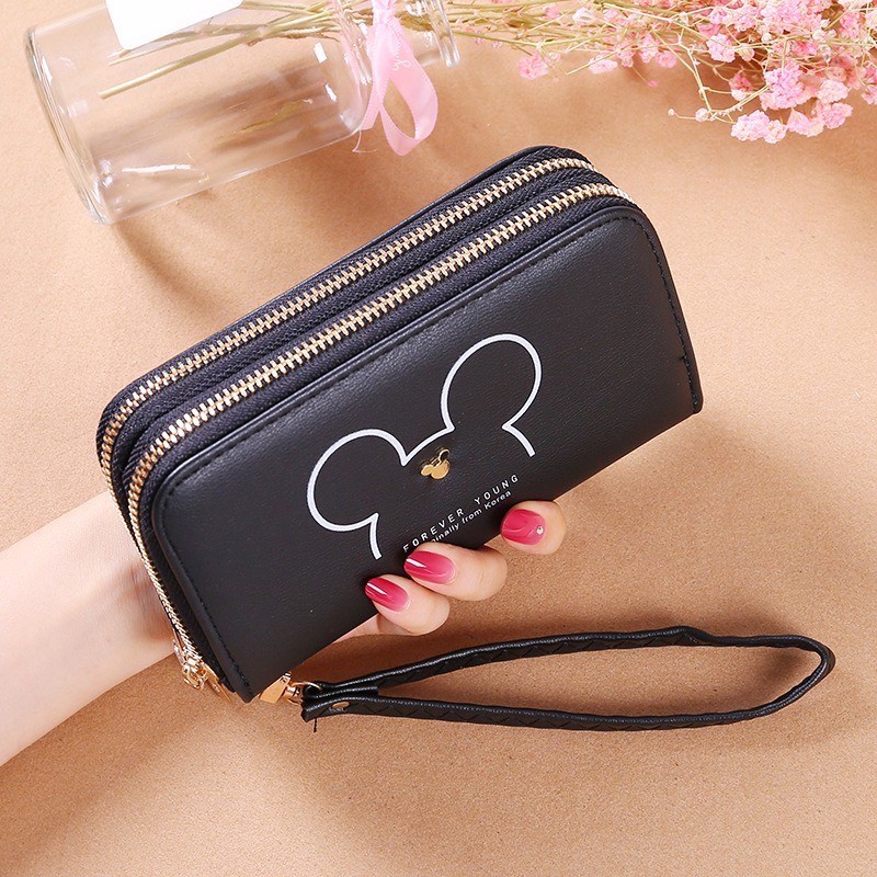 ↂ✶✳พร้อมส่ง กระเป๋าสตางค์ใบกลาง กระเป๋าสตางค์Forever Young กระเป๋าสตางค์หญิง รุ่นSC-405