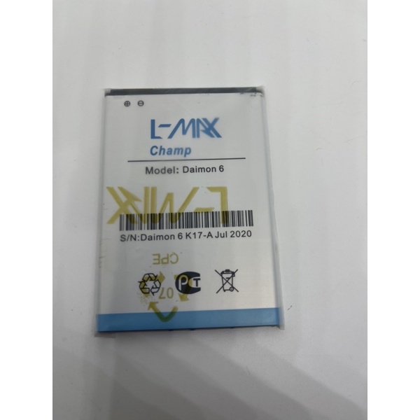 แบตLmax Daimon 6 champ