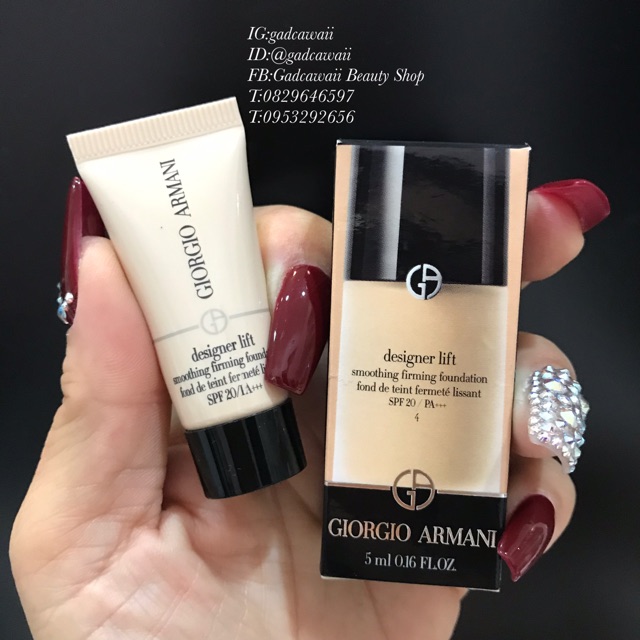 armani foundation tester