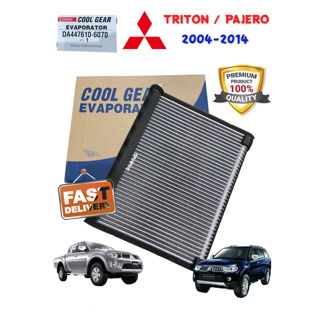ตู้แอร์/คอยล์เย็น Mitsubishi TRITON/Pajero Sport ปี 2004-2014  (Denso Coolgear-6070)