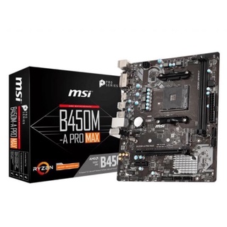 MOTHER BOARD MSI B450M-A PRO MAX Model : B450M-A-PRO-MAX