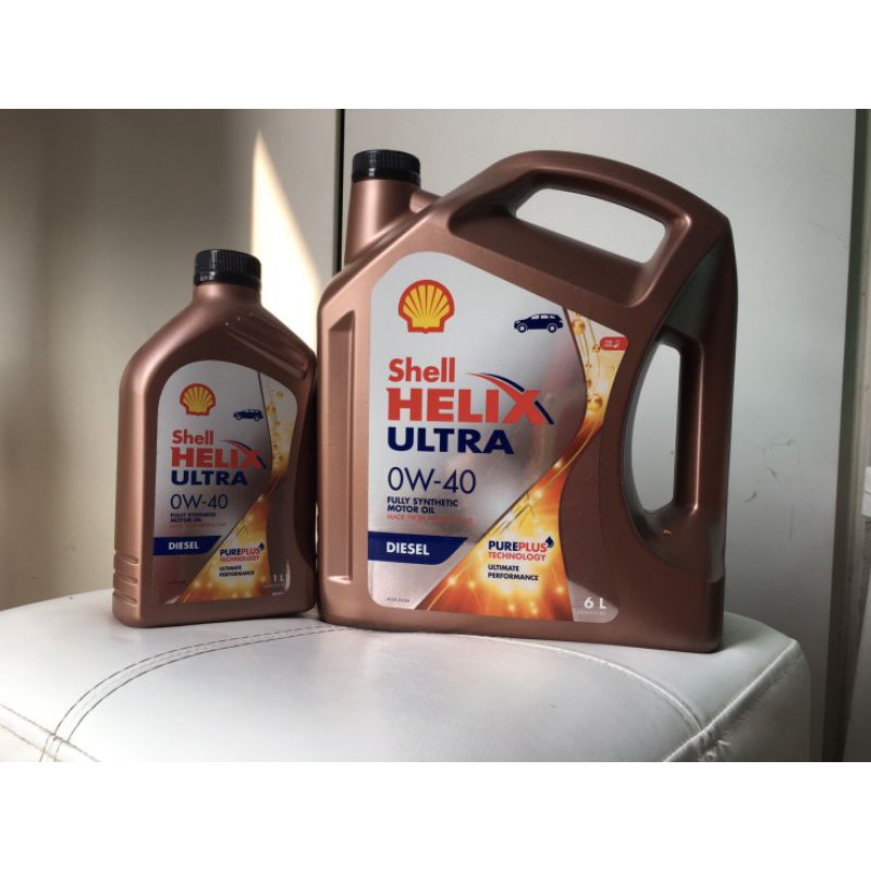 เชลล์ เฮลิกส์ อัลตร้า 0W-40 (ดีเซล) 6+1ลิตร
