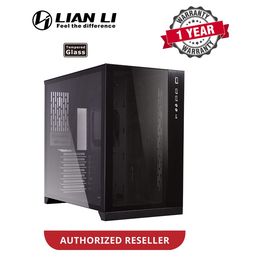 LIAN LI PC-O11 DYNAMIC TEMPERED GLASS ATX CASING BLACK