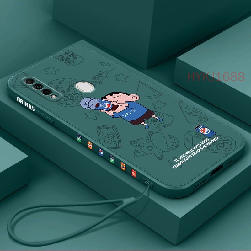 เคส OPPO A31 2020 tpu ซิลิโคนเหลว LBXX ขอบตรง นิ่ม