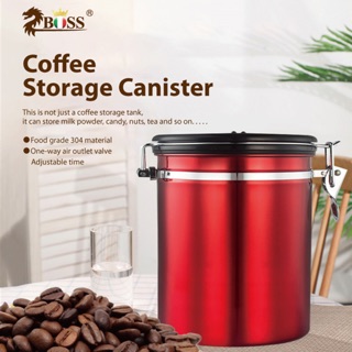 ZBOSS โถใส่เมล็ดกาแฟสแตนเลส สูญกาศ กันความชื้น  ZB-500G