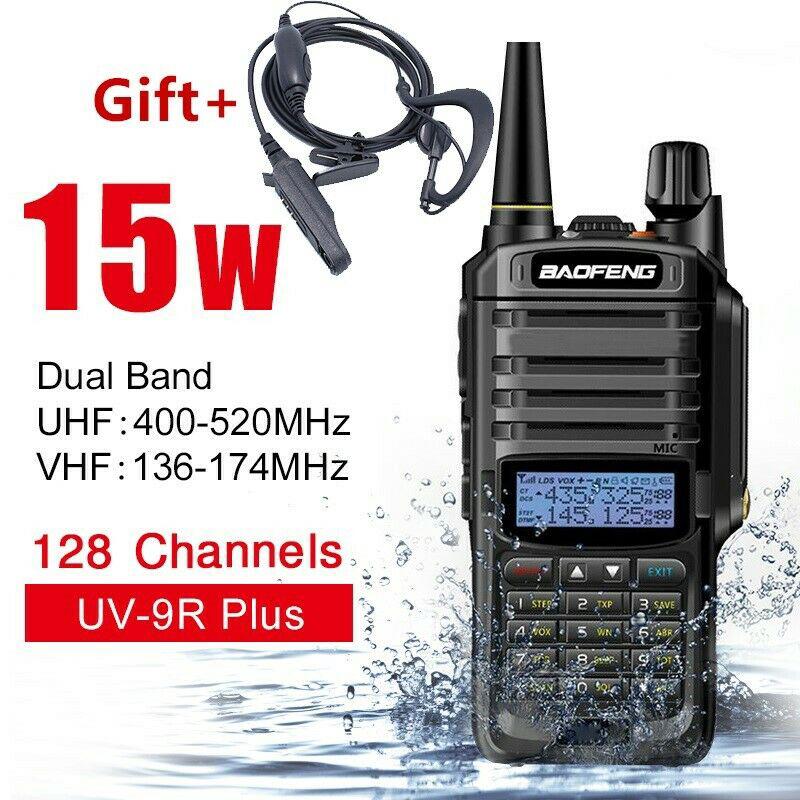 Baofeng UV-9R Plus 15W Dualband VHF UHF วิทยุสื่อสาร กันน้ํา แบบมือถือ สองทาง