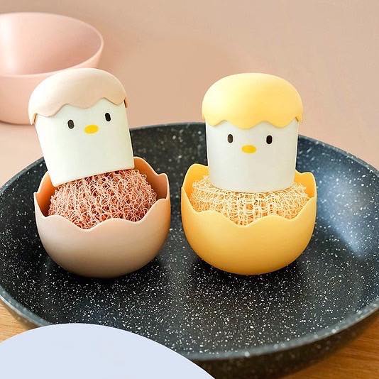 พร้อมส่ง พร้อมส่ง ฝอยขัดหม้อลูกเจี๊ยบ ไว้สำหรับขัดหม้อ ขัดกระทะ หรือขัดสารพัดสิ่งจะขัด
