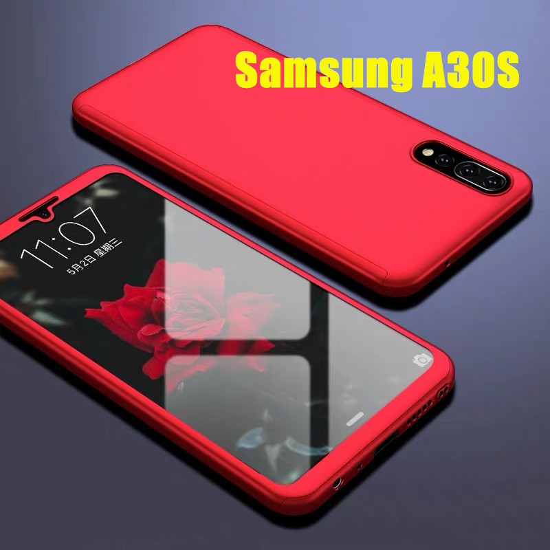 Case Samsung Galaxy A30s / A50s / A50 เคสซัมซุง เคสประกบหน้าหลัง แถมฟิล์มกระจก1ชิ้น เคสแข็ง เคสประกบ