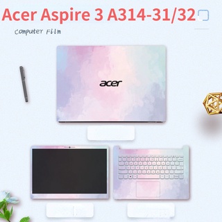 สติกเกอร์ PVC กันน้ํา ลอกออกง่าย สําหรับ Acer Aspire 3 A314-31 A314-32 14 นิ้ว