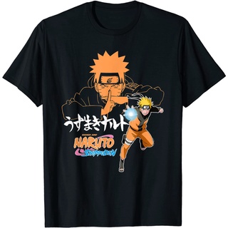 ผ้าฝ้ายคอกลมเสื้อยืด ลาย Naruto Shippuden Naruto Jutsu Closeup สไตล์วินเทจ สําหรับผู้ชาย และผู้หญิง - เสื้อยืด Unisex -