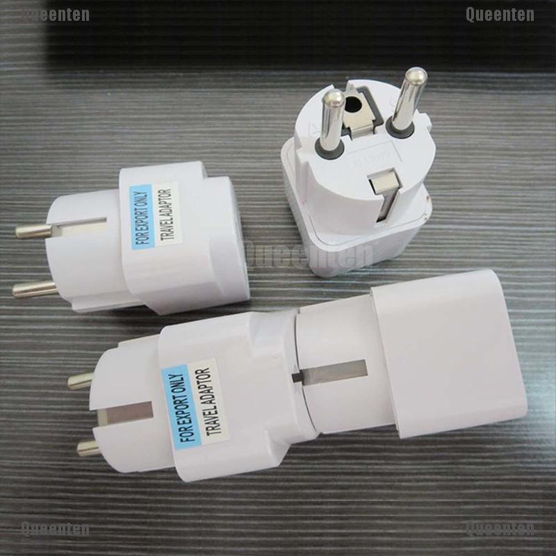 For Home Travel US UK AU To EU Europe Charger Power Adapter Converter Wall Plug