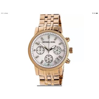 นาฬิกา MICHAEL KORS WOMENS MK5026 QUARTZ CHRONOGRAPH พร้อมกล่อง (ใหม่)