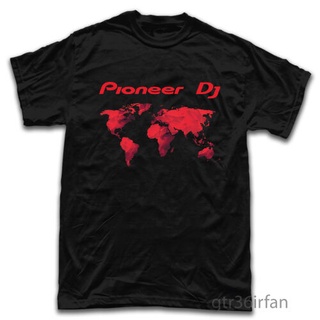 เสื้อยืดผ้าฝ้ายพิมพ์ลายขายดี เสื้อยืดลําลอง พิมพ์ลาย Pioneer Dj Map Audio แฟชั่นฤดูร้อน สไตล์ฮาราจูกุ สําหรับผู้ชาย