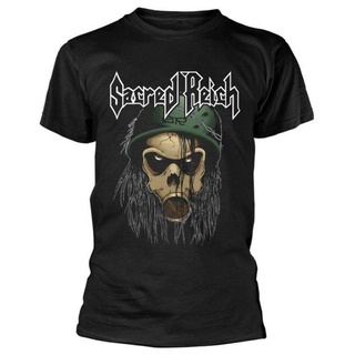 [S-5XL]เสื้อยืดแขนสั้น พิมพ์ลาย SJHJA Sacred Reich Od สไตล์คลาสสิก เหมาะกับของขวัญวันเกิด สําหรับผู้ชาย