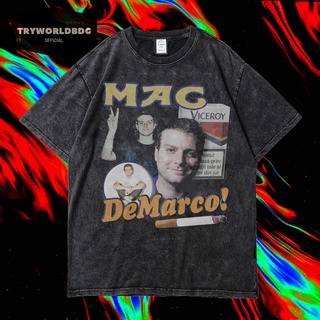 เสื้อยืดผ้าฝ้าย เสื้อยืด โอเวอร์ไซซ์ โอเวอร์ไซซ์ ลาย MAC DEMARCO VINTAGE