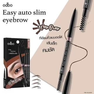 ♦️ของแท้·ส่งด่วน·ถูก♦️Odbo Easy auto slim eyebrow #OD781 : โอดีบีโอ ดินสอเขียนคิ้ว อีซี่ ออโต้ สลิม อายบราว dayse
