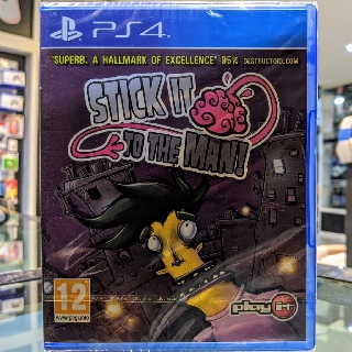 (ภาษาอังกฤษ) มือ1 Stick It To The Man เกมPS4 แผ่นPS4 (เกมอินดี้ Indy Game)