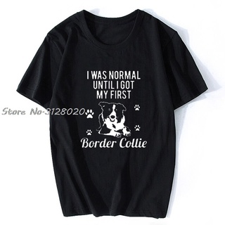 Oarq 【พร้อมส่ง】ขออภัย I &amp;#39; m เสื้อยืดแขนสั้น พิมพ์ลาย My Border Collie Was Sitting on Me เซ็กซี่ แฟชั่นฤดูร้อน สําหรั