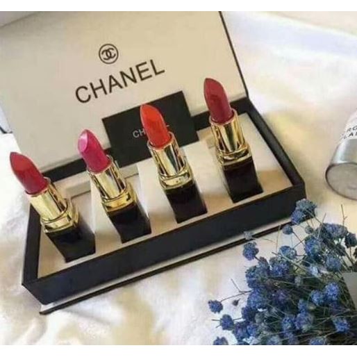 Chanel Lipstick Gift Set 4in1ลิปสติก