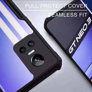 Realme GT Neo(พร้อมส่งในไทย)เคสกันกระแทกขอบสีหลังใสRealme GT Neo3/Realme GT Neo3T/Realme GT Neo2