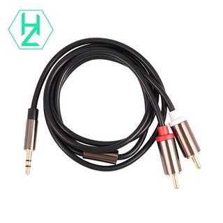 แจ็ค 3 . 5 มม . To 2 Rca Audio Cable Male To Male Rca อะแดปเตอร์ 1 ม .