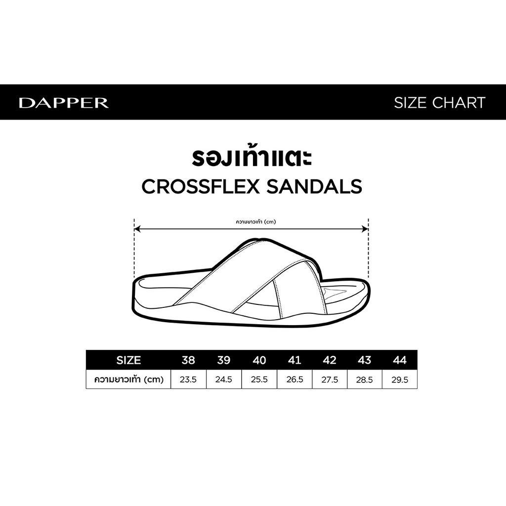 DAPPER รองเท้าแตะ Dapper CROSSFLEX Stripe Sandals สีน้ำเงิน ...