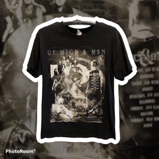 เสื้อยืดผ้าฝ้ายพิมพ์ลายขายดี 💀OF MICE &amp; MEN T-Shirt💀🔥