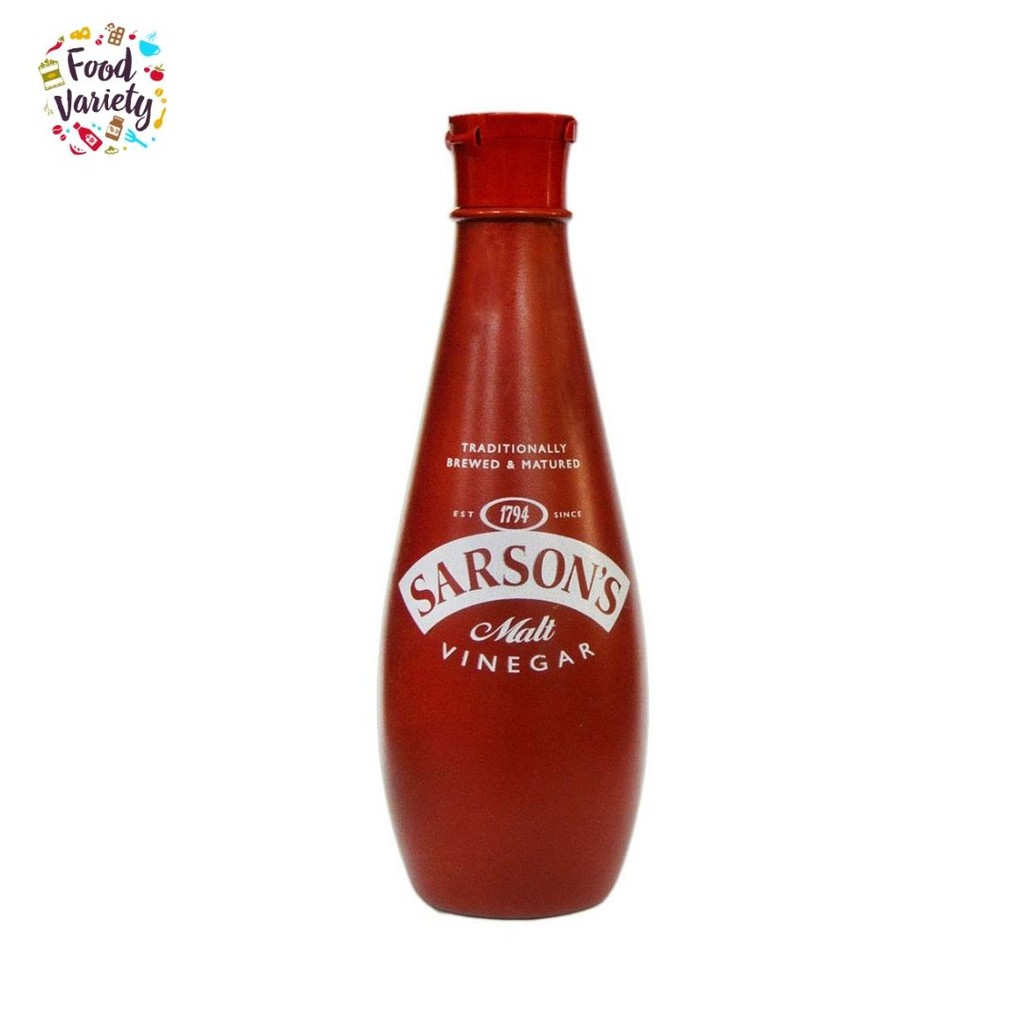 Sarson’s Malt Vinegar Plastic Bottle 300ml Sarson’s Malt น้ำส้มสายชู Plastic Bottle 300ml