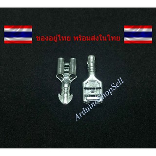 (3-54) หางปลา ขนาด 6.3mm./10ชิ้น (ไม่มีเก็บปลายทาง)