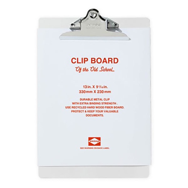 Penco 25th Limited Clip board A4 White / คลิปบอร์ดรุ่น Limited ขนาด A4 สีขาว แบรนด์ Penco จากประเทศญี่ปุ่น (HZZ249)