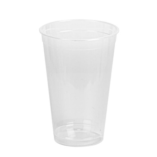 แก้วน้ำพลาสติกไม่พิมพ์ลาย 16oz. ใส แพ็ค 50 ใบ ONE ONE