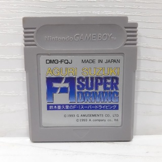 ตลับแท้ [GB] [0162] Aguri Suzuki F-1 Super Driving (Japan) (DMG-FQJ) Gameboy Game Boy Original เกมบอย