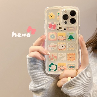 ของแท้ เคสโทรศัพท์มือถือ แบบใส ลายการ์ตูนน่ารัก สําหรับ Iphone 14 13pro max Apple 12 11 14max xr