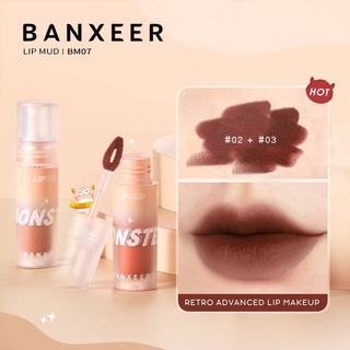 NEE CARA BANXEER TREA SURE LIP MUD BM07 ลิป นีคารา เนื้อเนียนนุ่ม ไม่ตกร่อง สีติดทน กันน้ำ