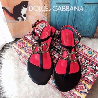 พร้อมส่งรองเท้าแตะรัดส้น งานชนช้อป DOLCE&amp;GABBANA