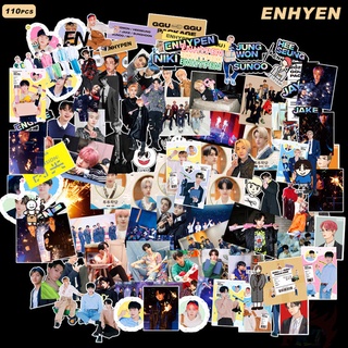 110Pcs/Set ❉ ENHYPEN Series 02 สติ๊กเกอร์ ❉ KPOP Superstar Singer DIY Fashion Waterproof Doodle Decals สติ๊กเกอร์