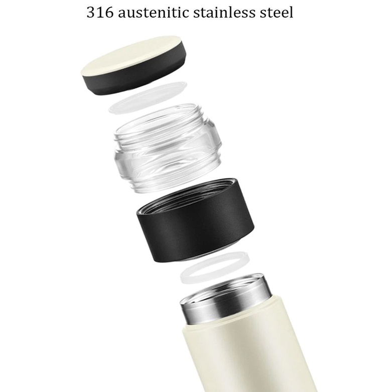 กระติกน้ำ ร้อน สแตนเลส แยกกากชา ขวดน้ำชา Xiaomi fun home 520 มล. สแตนเลสแบบสองชั้น 3 IN 1 Vacuum Flasks Thermoses Tea