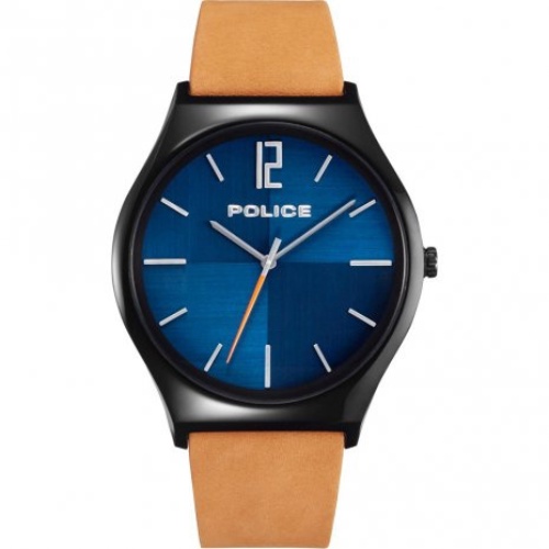 (ของแท้ประกันช้อป) POLICE นาฬิกาข้อมือผู้ชาย Police Jam Tangan Pria Original รุ่น PL-15918JSB/03 นาฬ