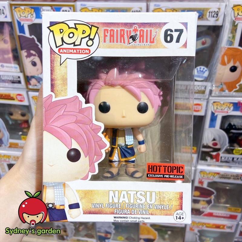 ฟิกเกอร์ Funko Pop FAIRY TAIL - NATSU (HOT TOPIC PRE-RELEASE) (DAMAGED)