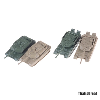 (Thsgrt) โมเดลรถถัง 4 D Mini Morden Us M1A2 Tank And China 99 A 1/144