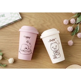 พร้อมส่ง🍀Kakao friends🍀 Reusable Tumbler 2p (473ml) #apeach #ryan