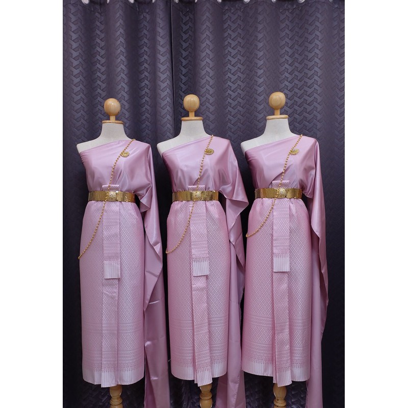 เช่าชุดไทยเพื่อนเจ้าสาว200บาท(เช่า)ขั้นต่ำ4ชุด ทุกสี