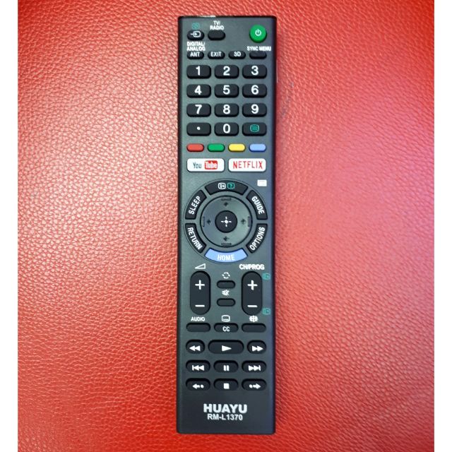 รีโมททีวี โซนี่ รวม RM-L1370 ใช้สำหรับ SMART TV มีปุ่ม  You Tobe ได้ทุกรุ่น